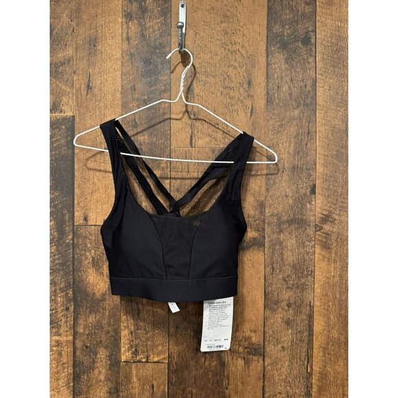 NWT Lululemon Vitalize Swim Bra Black SZ 10 - Picture 2 of 5